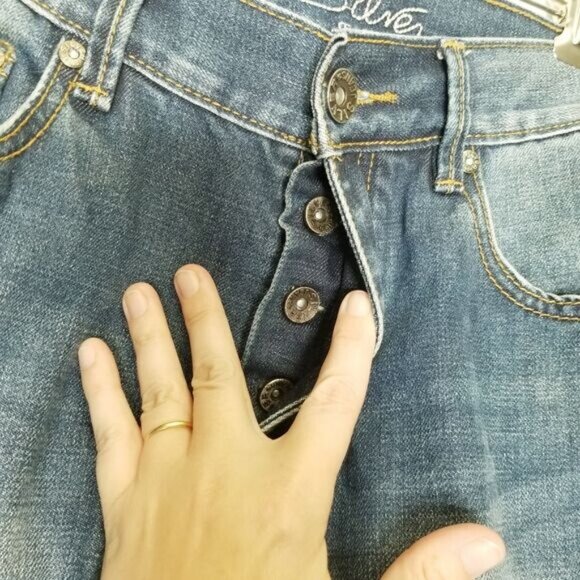 Silver Jeans Co. 925 Bootcut Jeans Mens 32x32 Medium Wash Denim Pants Button Fly - Picture 3 of 12